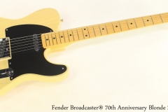 Fender Broadcaster® 70th Anniversary Blonde 2020 Full Front View