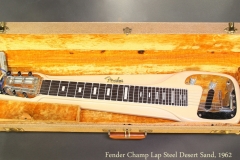 Fender Champ Lap Steel Desert Sand, 1962 Case Open View