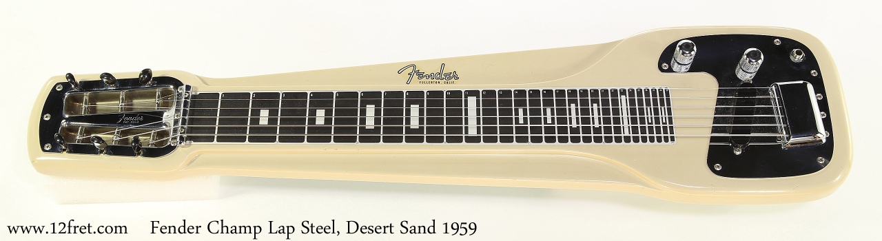 Fender Champ Lap Steel, Desert Sand 1959 Full Front View