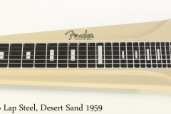 Fender Champ Lap Steel, Desert Sand 1959 Full Front View