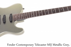 Fender Contemporary Telecaster MIJ Metallic Grey, 1987 Full Front View