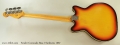 Fender Coronado Bass I Sunburst, 1967 Full Rear View