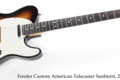 Fender Custom American Telecaster Sunburst, 2006 Full Front View