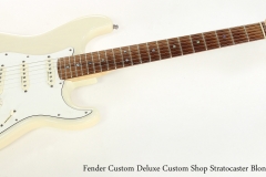 Fender Custom Deluxe Custom Shop Stratocaster Blonde, 1999  Full Front View