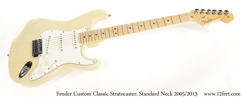 Fender Custom Classic Stratocaster, Standard Neck 2005/2013 Full Front View