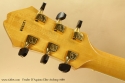 Fender D\'Aquisto Elite Archtop Natural 1989 head rear