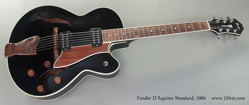 Fender D'Aquisto Standard 1984 full front view