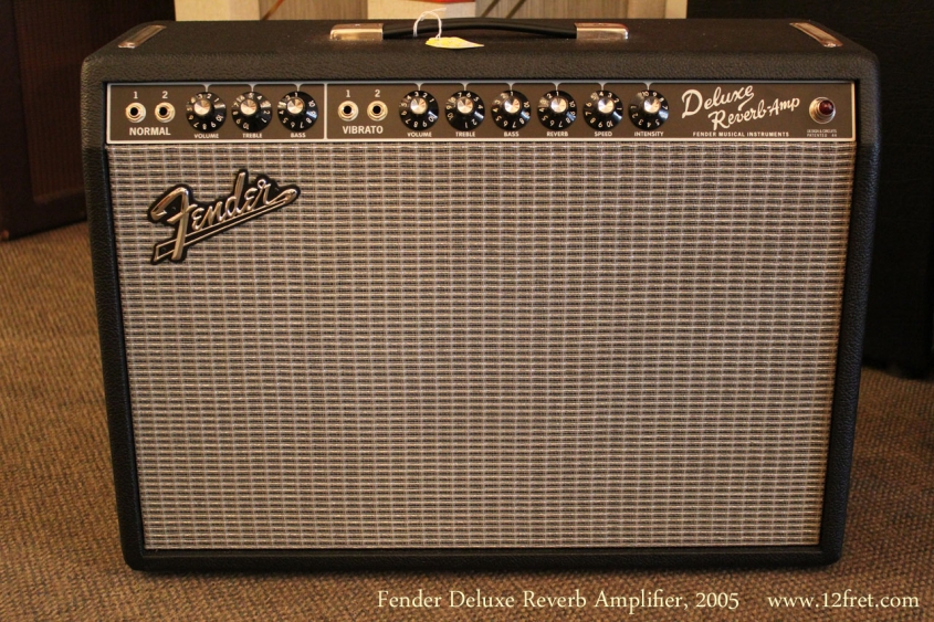 Fender Deluxe Reverb Amplifier, 2005 Ful Front View