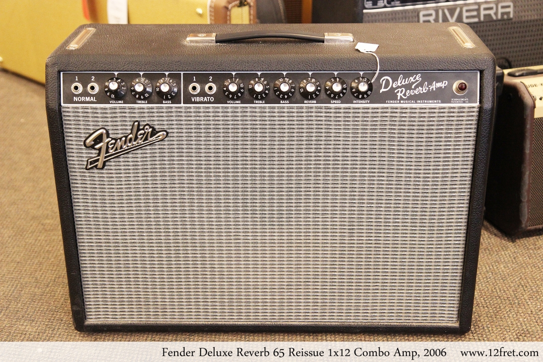 Fender Deluxe Reverb 65 Reissue 1x12 Combo Amp, 2006 Full Front View