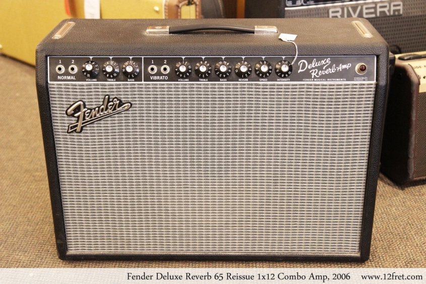 Fender Deluxe Reverb 65 Reissue 1x12 Combo Amp, 2006 Full Front View