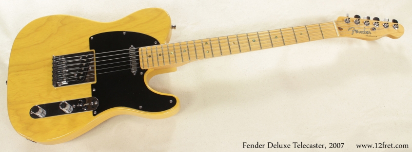 Fender Deluxe Ash Telecaster 2007 full front view