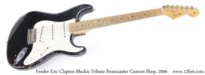 Fender EC Blackie Tribute Stratocaster Custom Shop, 2006 Full Front View