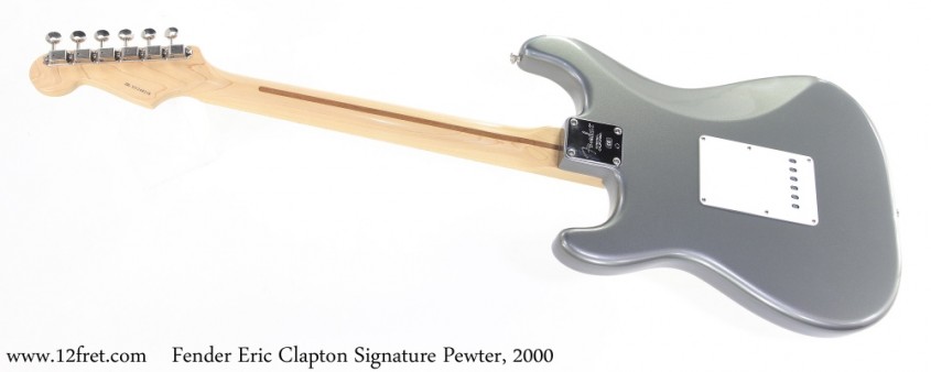 Fender Eric Clapton Signature Pewter, 2000 Full Rear View