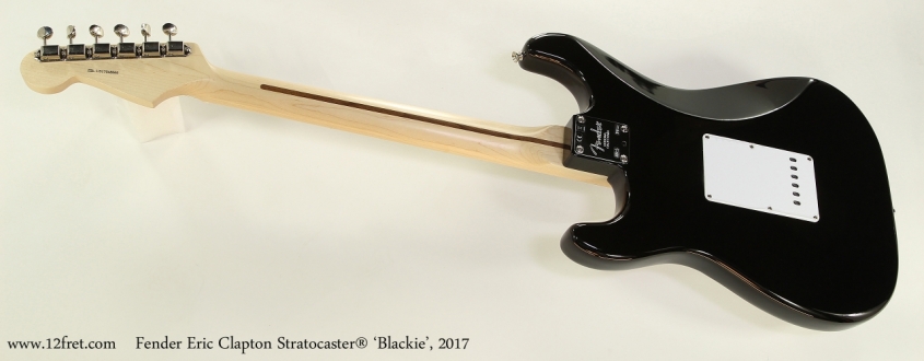 Fender Eric Clapton Stratocaster® 'Blackie', 2017 Full Rear View