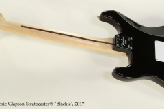 Fender Eric Clapton Stratocaster® 'Blackie', 2017 Full Rear View