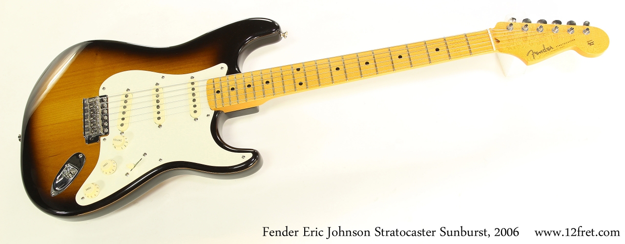 Fender Eric Johnson Stratocaster Sunburst, 2006  Full Front View