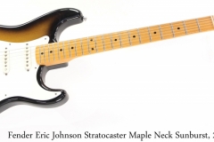 Fender Eric Johnson Stratocaster Maple Neck Sunburst, 2006 Full Front View