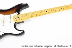 Fender Eric Johnson Virginia '54 Stratocaster Sunburst Full Front View