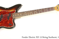 Fender Electric XII 12-String Sunburst, 1966 Full Front View