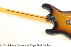 Fender Eric Johnson Stratocaster Maple Neck Sunburst Full Rear View