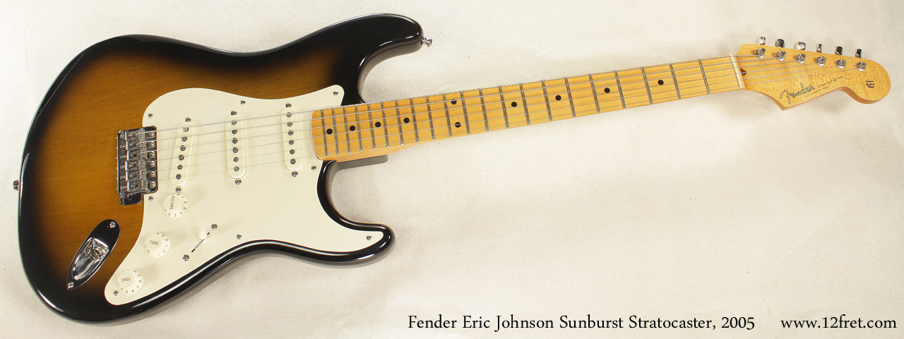 Fender Eric Johnson Sunburst Stratocaster 2005 full front view