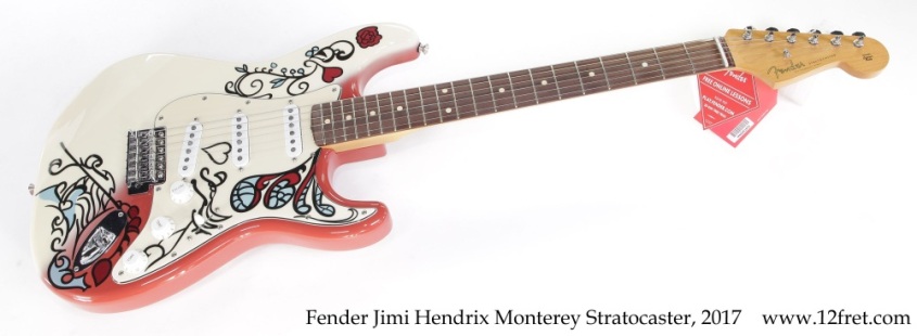 Fender Jimi Hendrix Monterey Stratocaster, 2017 Full Front View