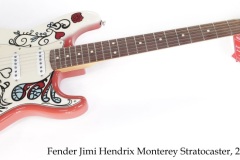 Fender Jimi Hendrix Monterey Stratocaster, 2017 Full Front View