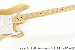 Fender HLE 57 Stratocaster Gold LTD #382 of 500, 1989 Full Front View