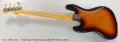 Fender Jaco Pastorius Jazz Bass® Fretless, 2014 Full Rear View