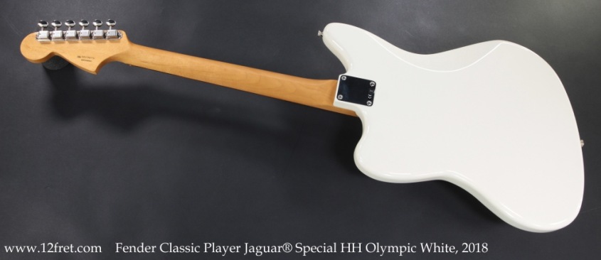 Fender Classic Player Jaguar Special HH Olympic White, 2018 Full Rear View