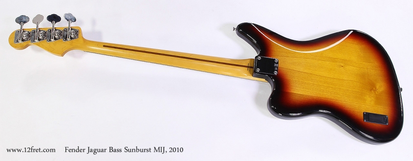 Fender Jaguar Bass Sunburst MIJ, 2010 Full Rear View