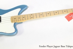 Fender Player Jaguar Bass Tidepool Blue 2018   Full Front VIew