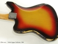 Fender Jaguar Sunburst 1964 back