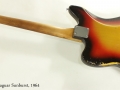 Fender Jaguar Sunburst 1964 full rear view