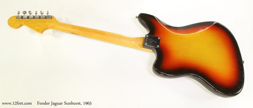 Fender Jaguar Sunburst, 1965  Full Rear View