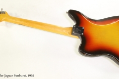 Fender Jaguar Sunburst, 1965  Full Rear View