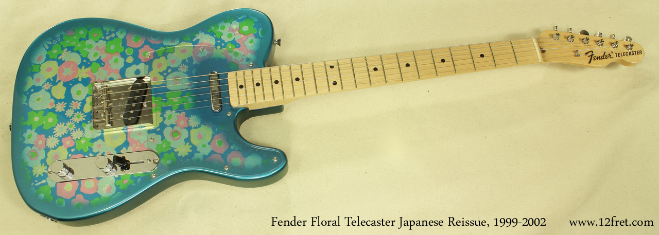 Fender Japan Telecaster Floral 1999 - 2002 full front view