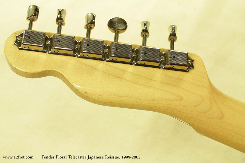 Fender Japan Telecaster Floral 1999 - 2002 head rear