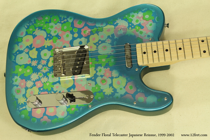 Fender Japan Telecaster Floral 1999 - 2002 top