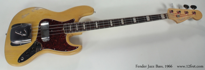 Fender Jazz Bass 1966 full front view