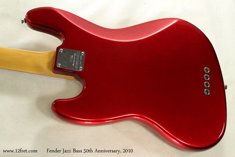 Fender Jazz Bass 50th Anniversary 2010 back