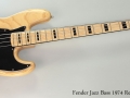 Fender Jazz Bass 1974 Reissue, 2009 Full Front View