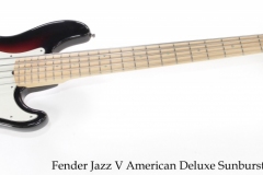Fender Jazz V American Deluxe Sunburst, 2004 Full Front View
