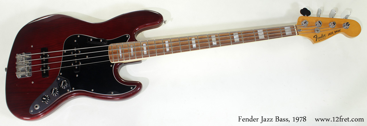 Fender Jazz Bass 1978 full front view