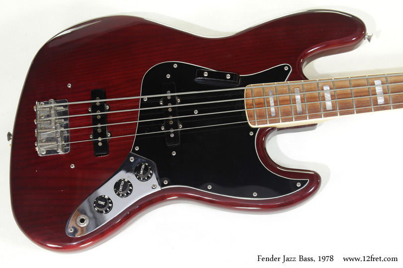 Fender Jazz Bass  1978 top