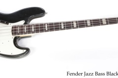 Fender Jazz Bass Black, 1973 Full Front View