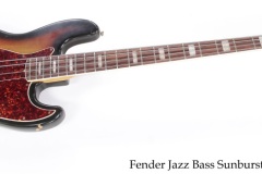 Fender Jazz Bass Sunburst, 1967 Full Front View