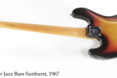 Fender Jazz Bass Sunburst, 1967 Full Rear View