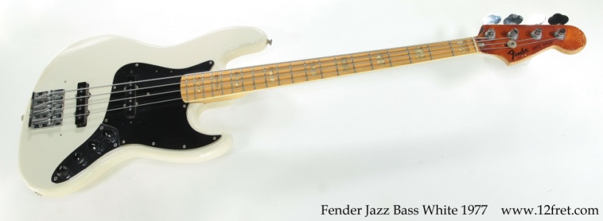 Fender Jazz Bass White 1977 Full Front View