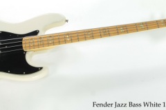 Fender Jazz Bass White 1977 Full Front View